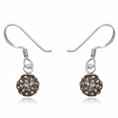 Øreringe med Swarovski krystaller - 22mm - pr par