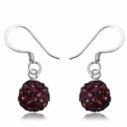 &Oslash;reringe med Swarovski krystaller - 21mm - pr par