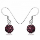 &Oslash;reringe med Swarovski krystaller - 22mm - pr par