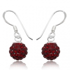 &Oslash;reringe med Swarovski krystaller - 21mm - pr par
