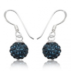 &Oslash;reringe med Swarovski krystaller - 24mm - pr par
