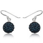 &Oslash;reringe med Swarovski krystaller - 24mm - pr par