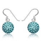 &Oslash;reringe med Swarovski krystaller - 24mm - pr par