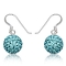 �reringe med Swarovski krystaller - 24mm - pr par