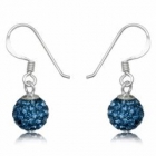 &Oslash;reringe med Swarovski krystaller - 21mm - pr par