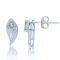 �restikker med Peridot - 12x5mm - pr par