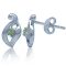 �restikker med Peridot - 11x6mm - pr par