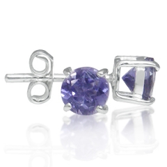 �restikker med Iolit - �5mm - pr par