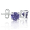 �restikker med Iolit - �5mm - pr par