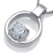 Vedh�ng med Klar Topas - 20mm - u/k�de