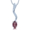 Vedh�ng med Turmalin - 23mm - u/k�de