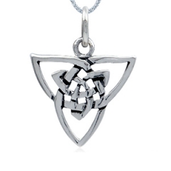 Vedh�ng med Triquetra - Treenighedssymbolet - 22mm - u/k�de