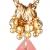 Vedh�ng med Rosa Calcedon - 25mm - m/ k�de